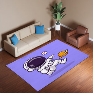 Foot Astronaut Kick Playgorund Rug